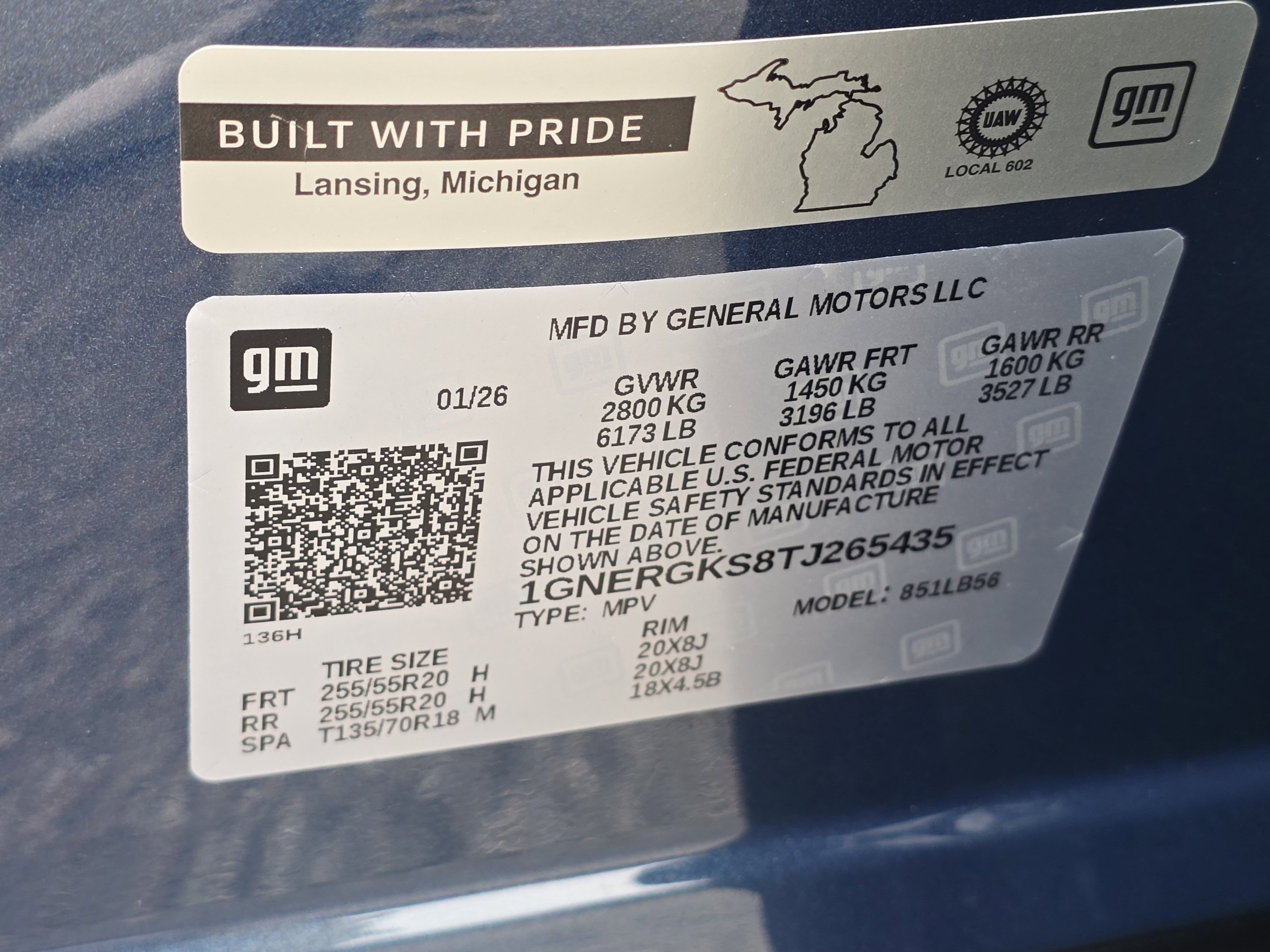 2026 Chevrolet Traverse LT