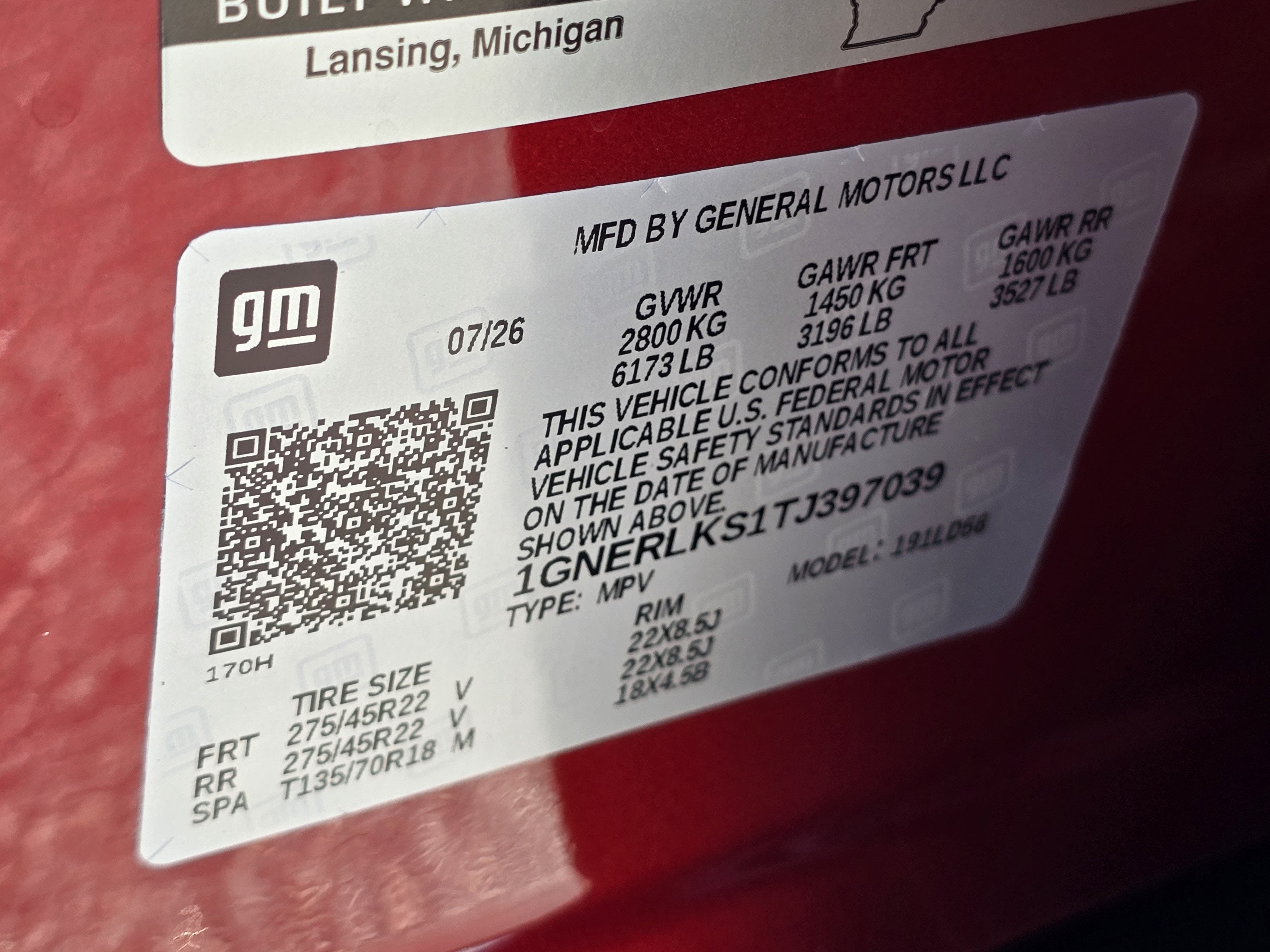 2026 Chevrolet Traverse RS