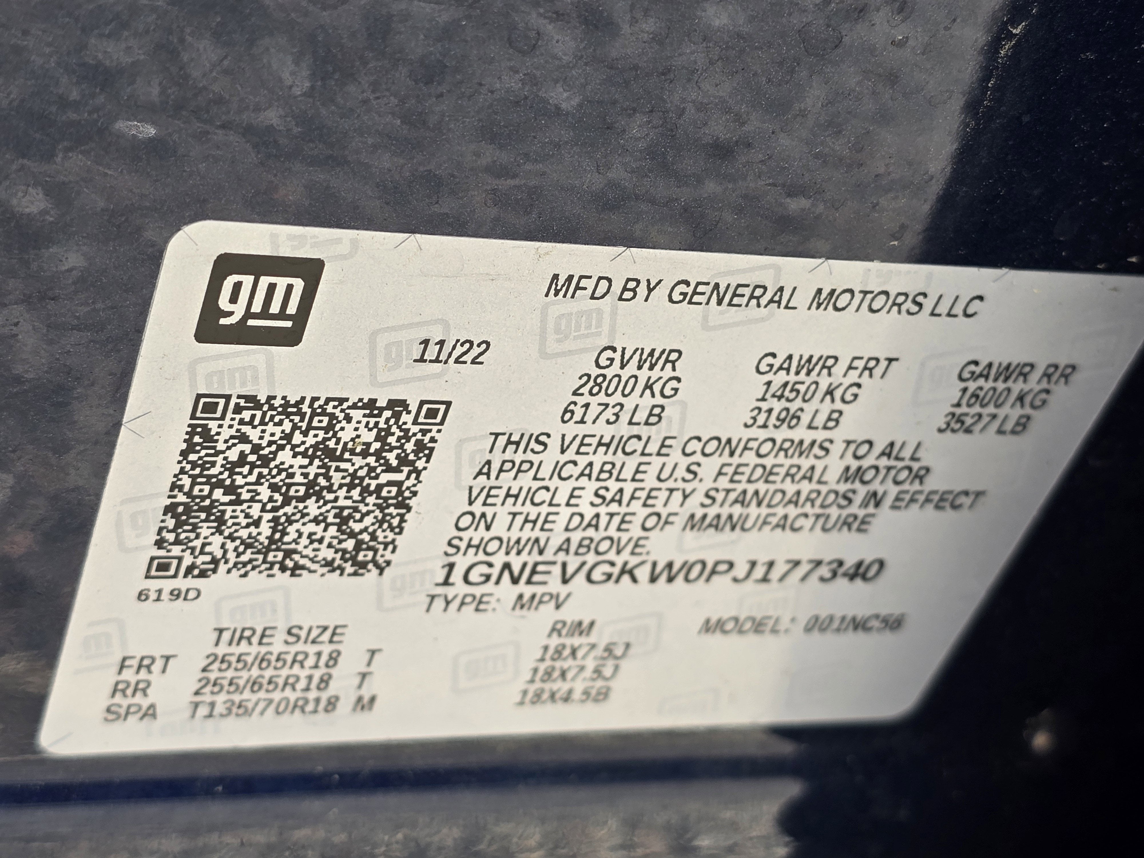 2023 Chevrolet Traverse LT Cloth