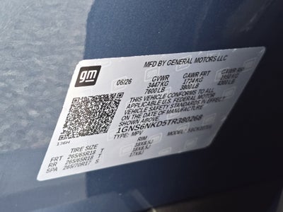 2026 Chevrolet Tahoe LT
