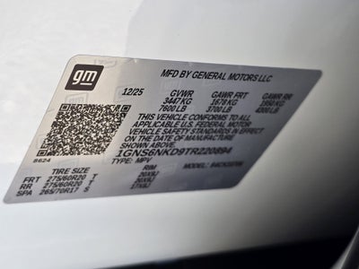 2026 Chevrolet Tahoe LT