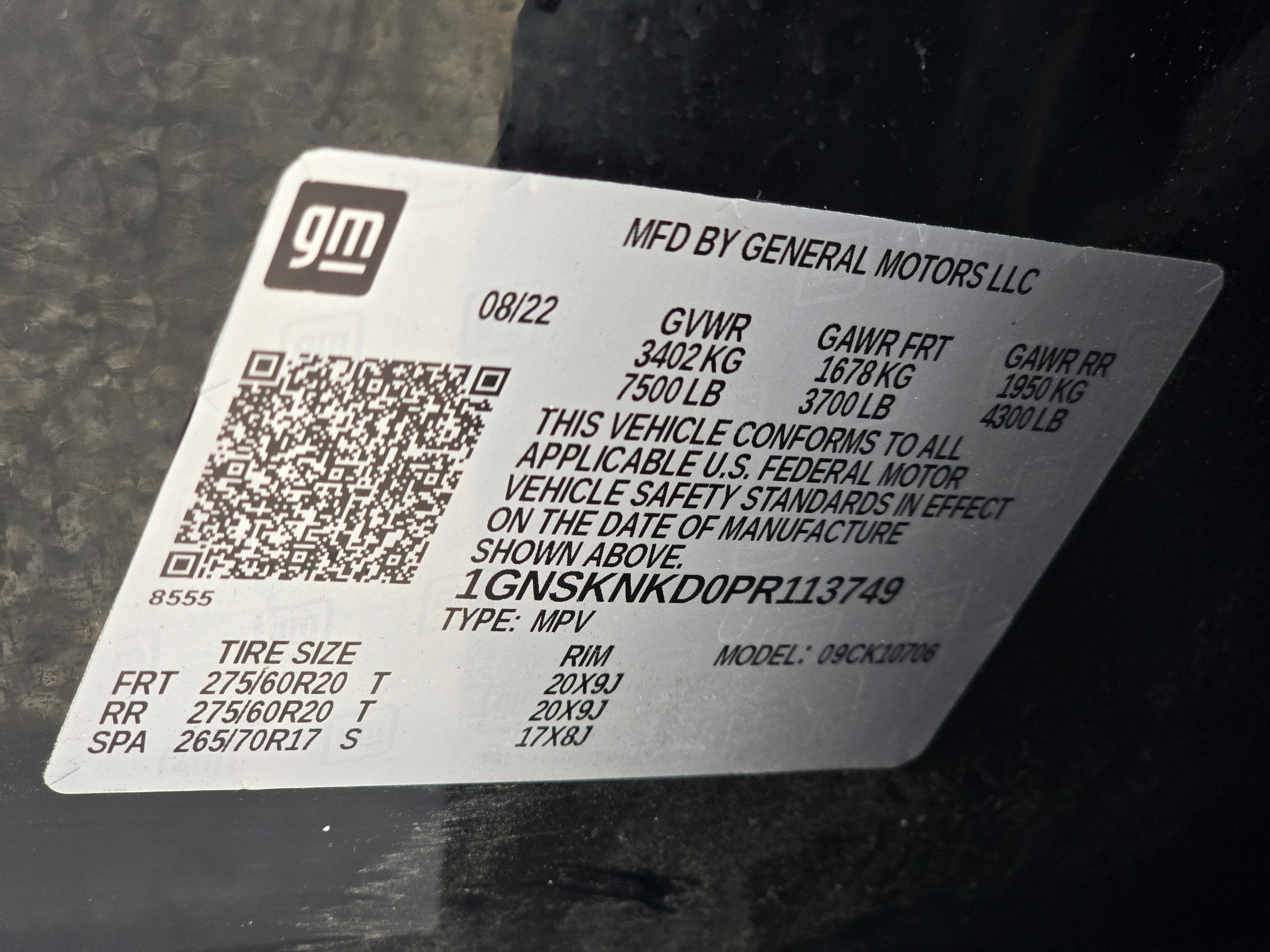 2023 Chevrolet Tahoe LT