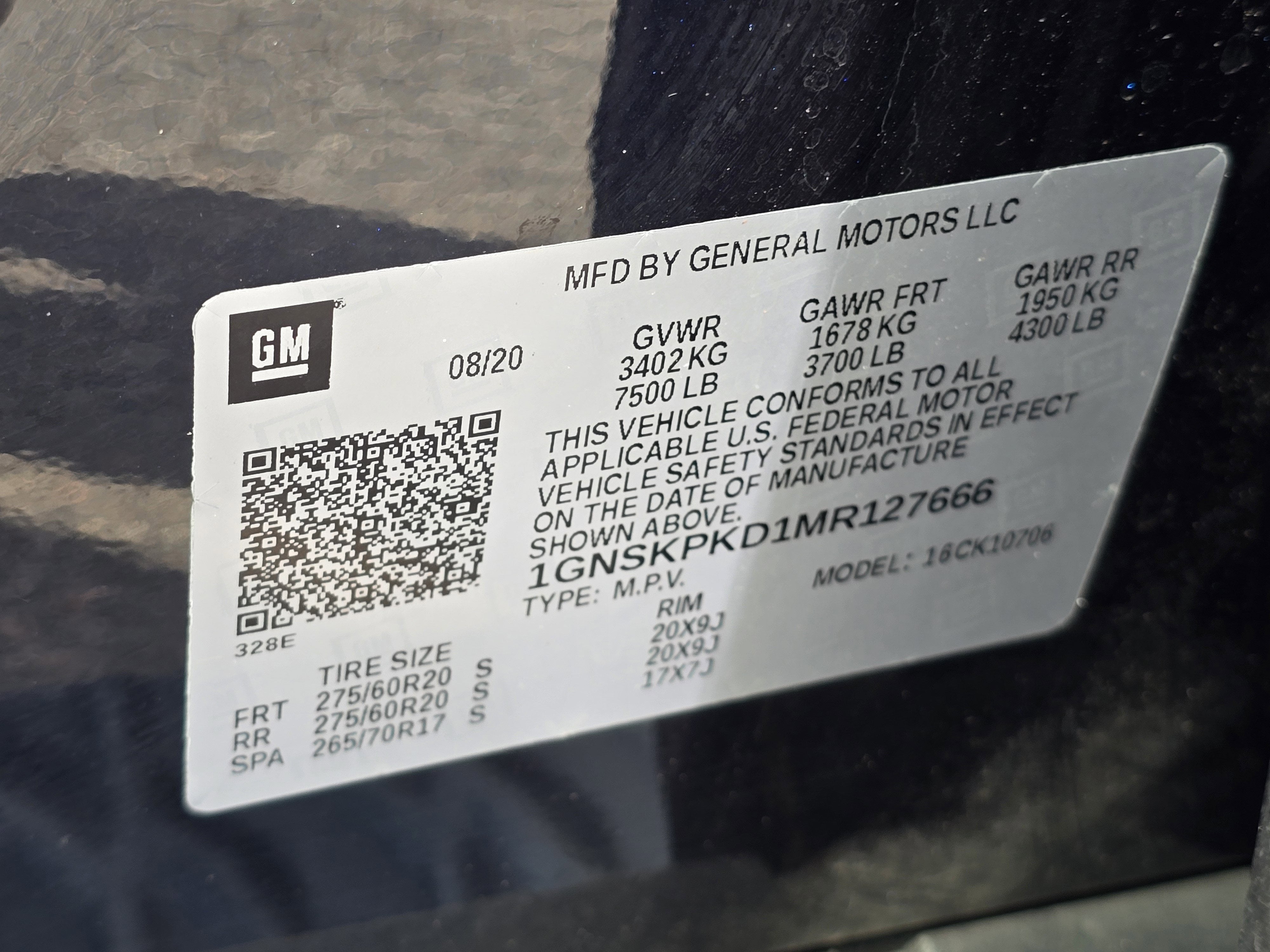 2021 Chevrolet Tahoe Z71