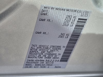 2024 Nissan Altima 2.5 SV