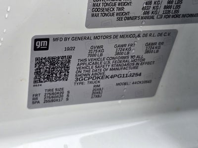 2023 Chevrolet Silverado 1500 LT (2FL)