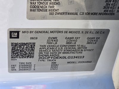 2020 Chevrolet Silverado 1500 LT