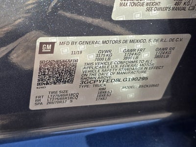 2020 Chevrolet Silverado 1500 LT Trail Boss