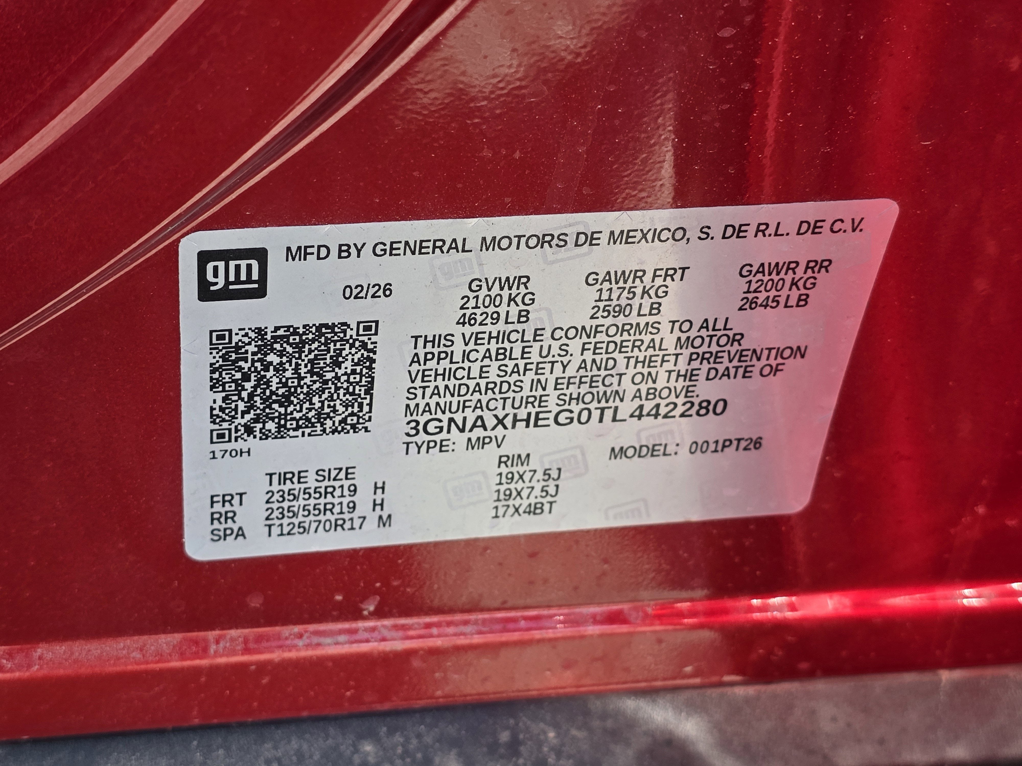 2026 Chevrolet Equinox LT