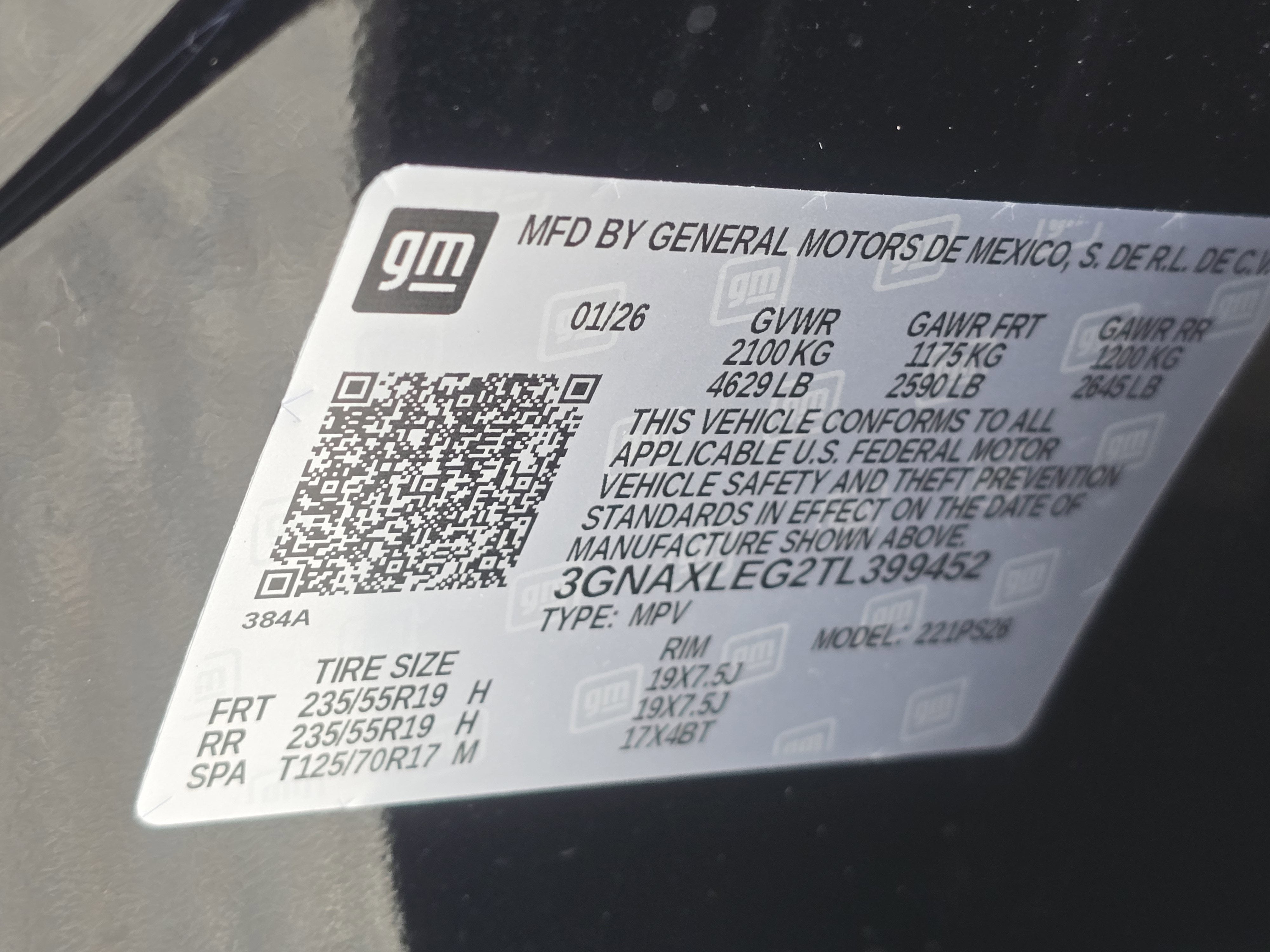 2026 Chevrolet Equinox RS