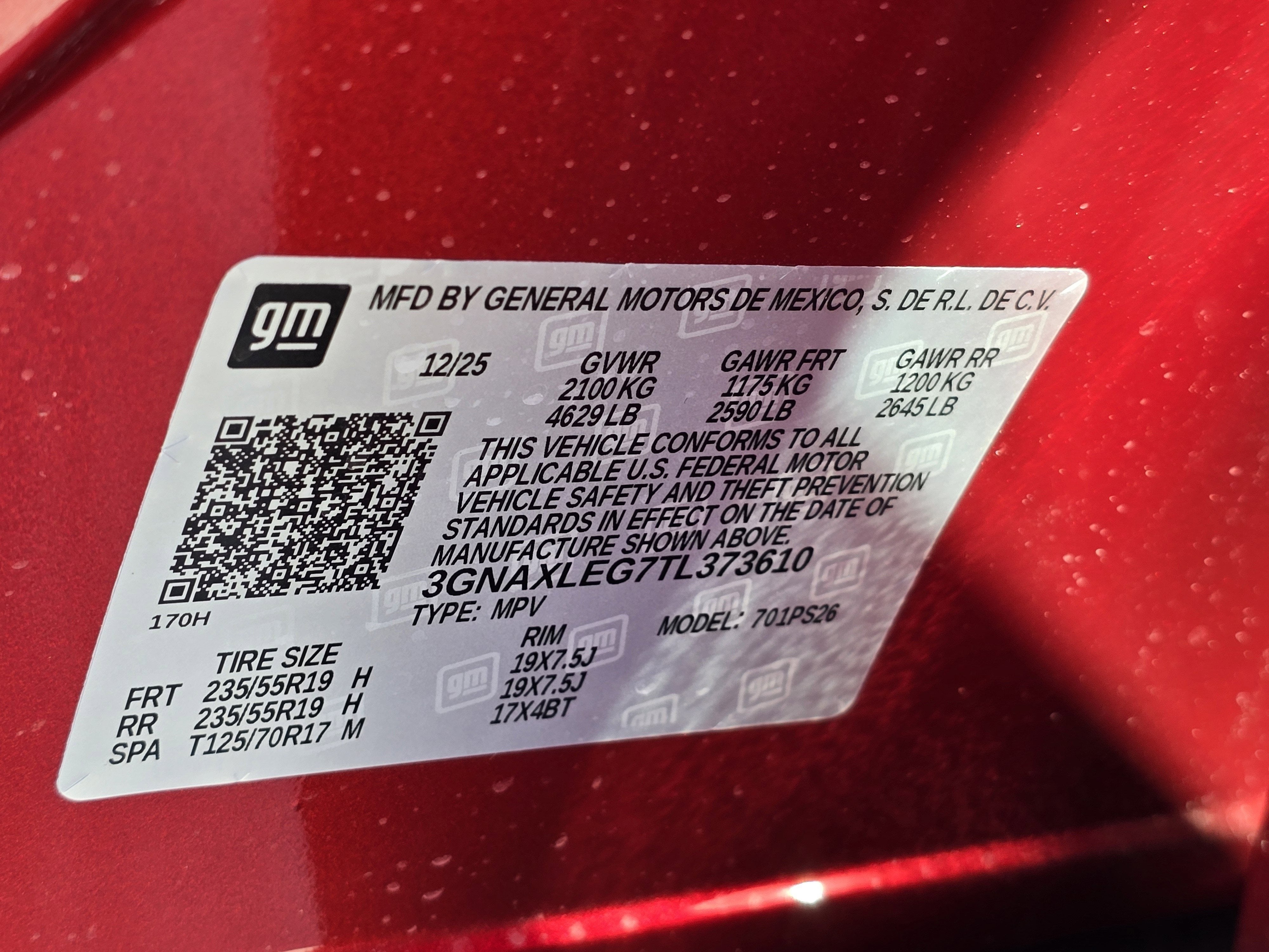 2026 Chevrolet Equinox RS