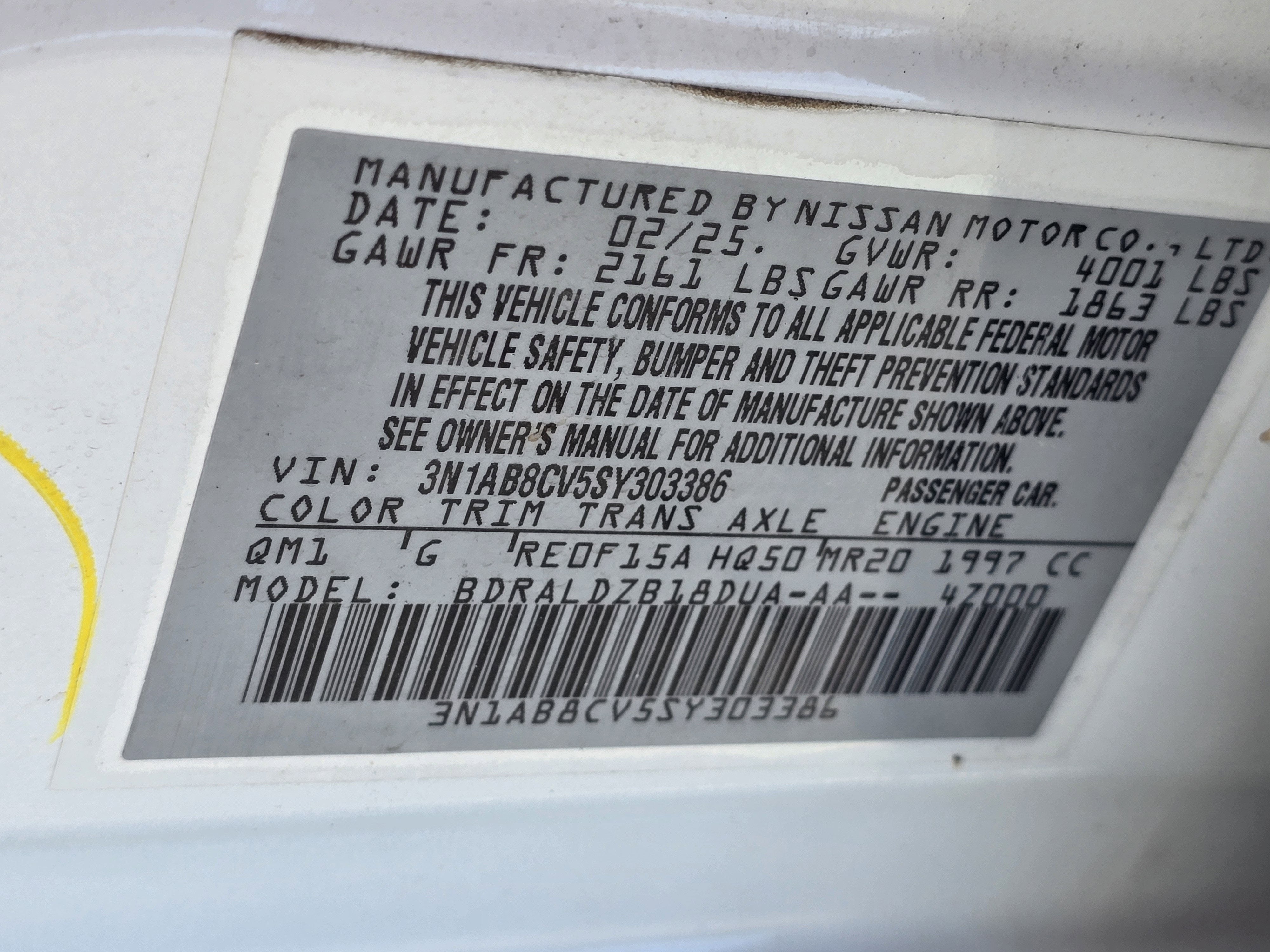 2025 Nissan Sentra SV