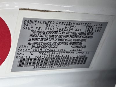 2025 Nissan Sentra SV