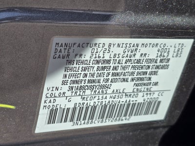 2025 Nissan Sentra SV