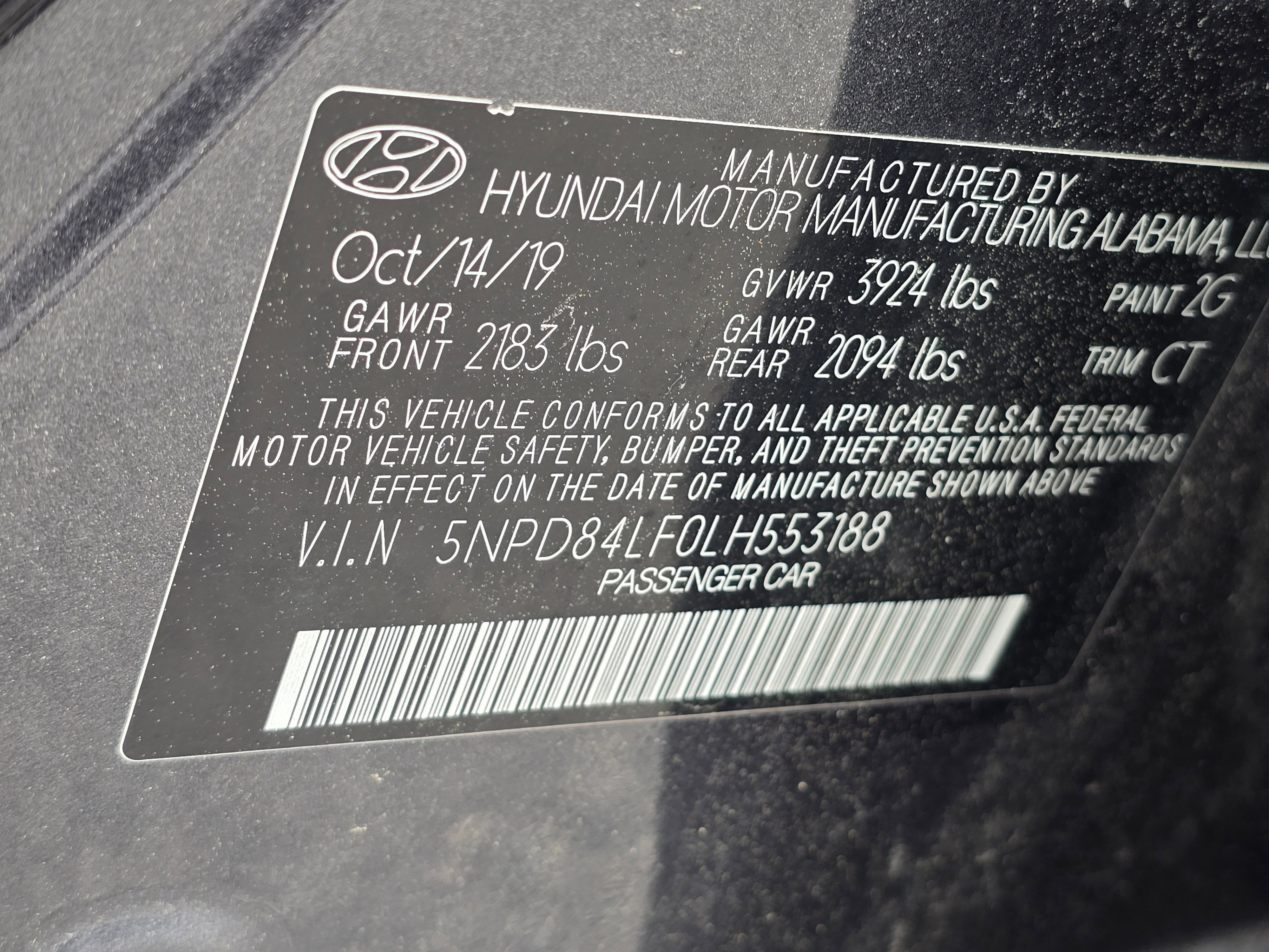 2020 Hyundai Elantra SEL