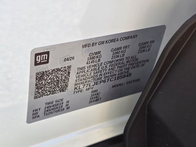 2026 Chevrolet Trax 2RS
