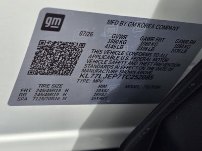2026 Chevrolet Trax 2RS