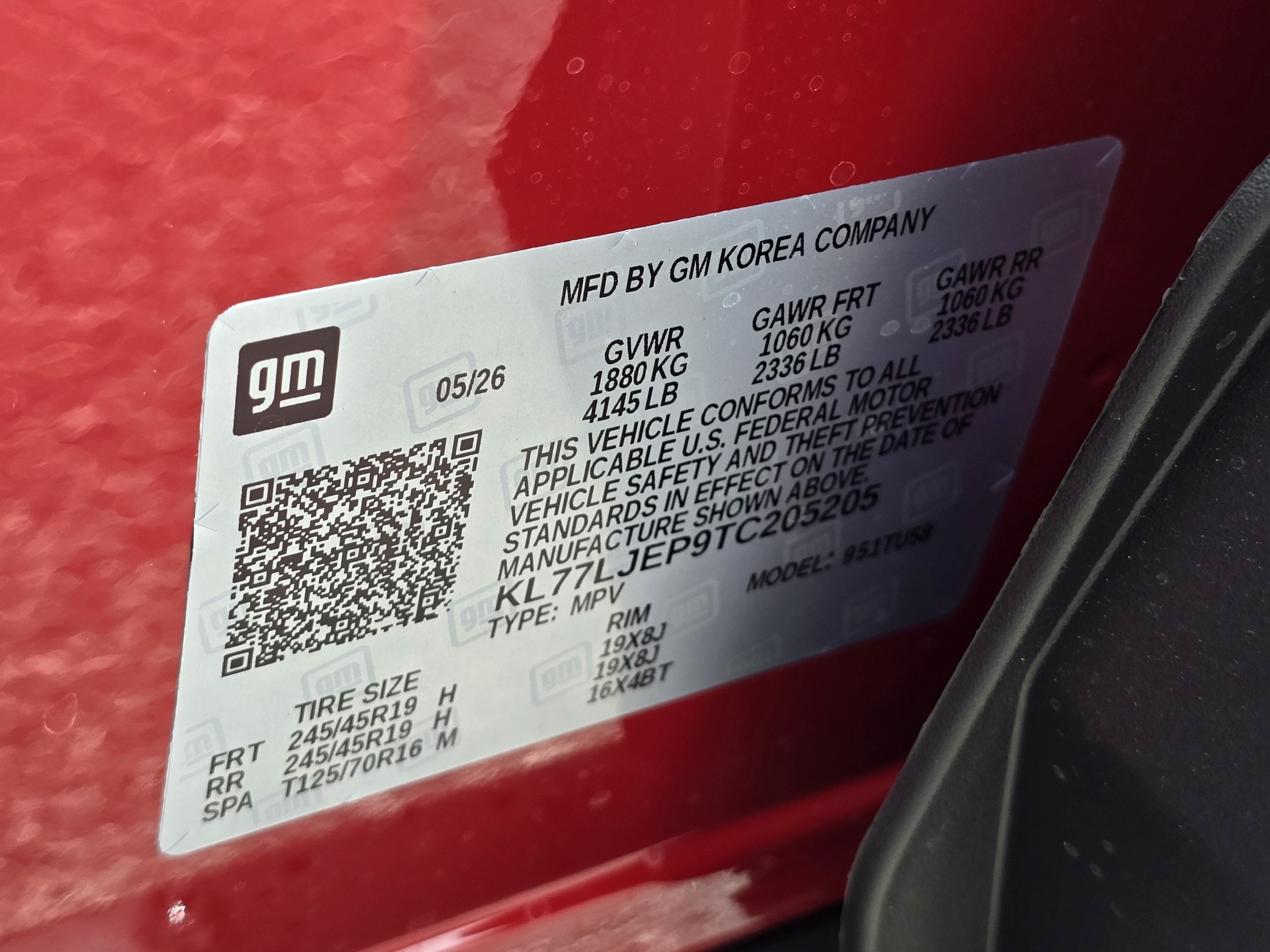 2026 Chevrolet Trax 2RS