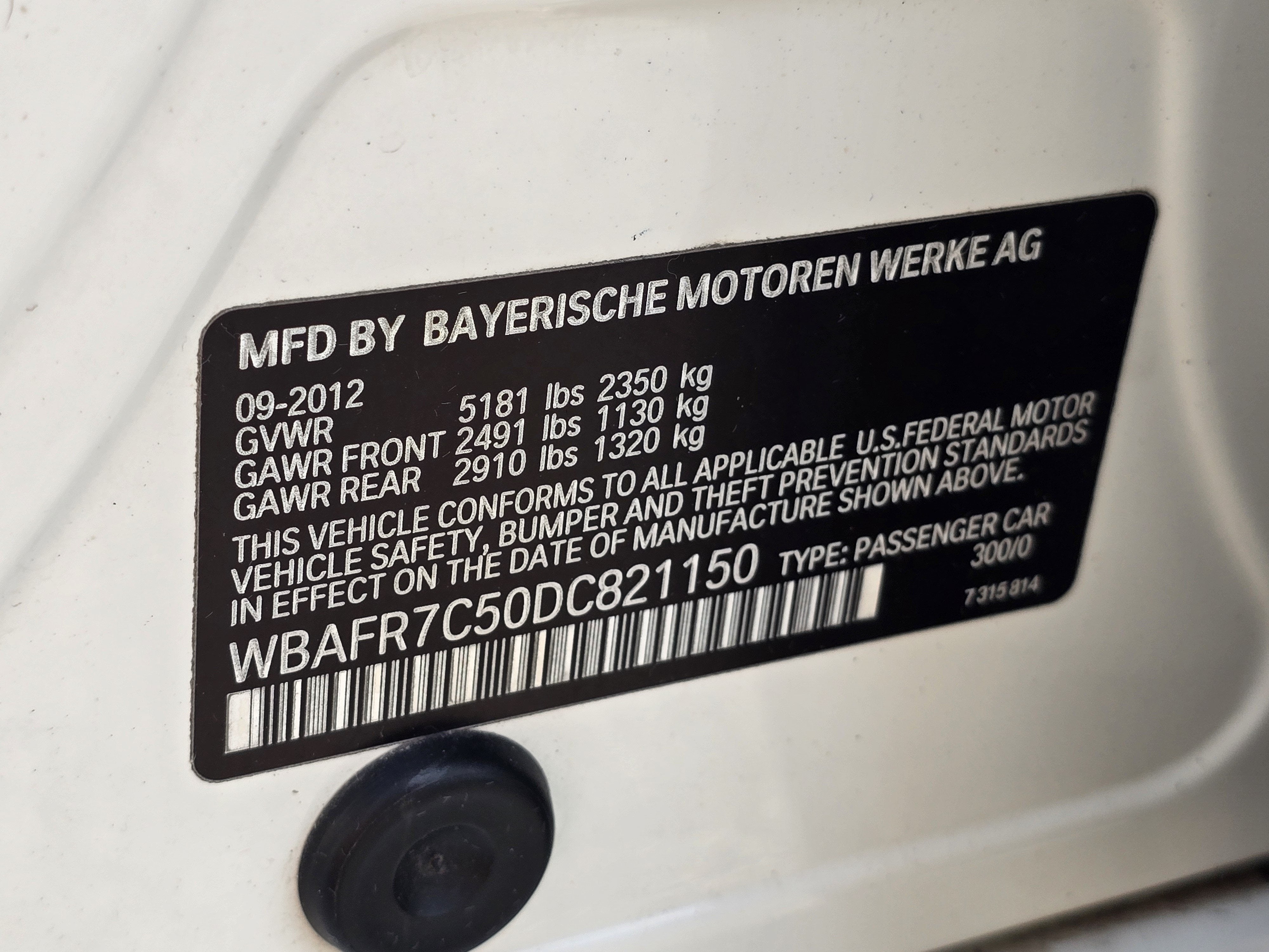 2013 BMW 535i 535i