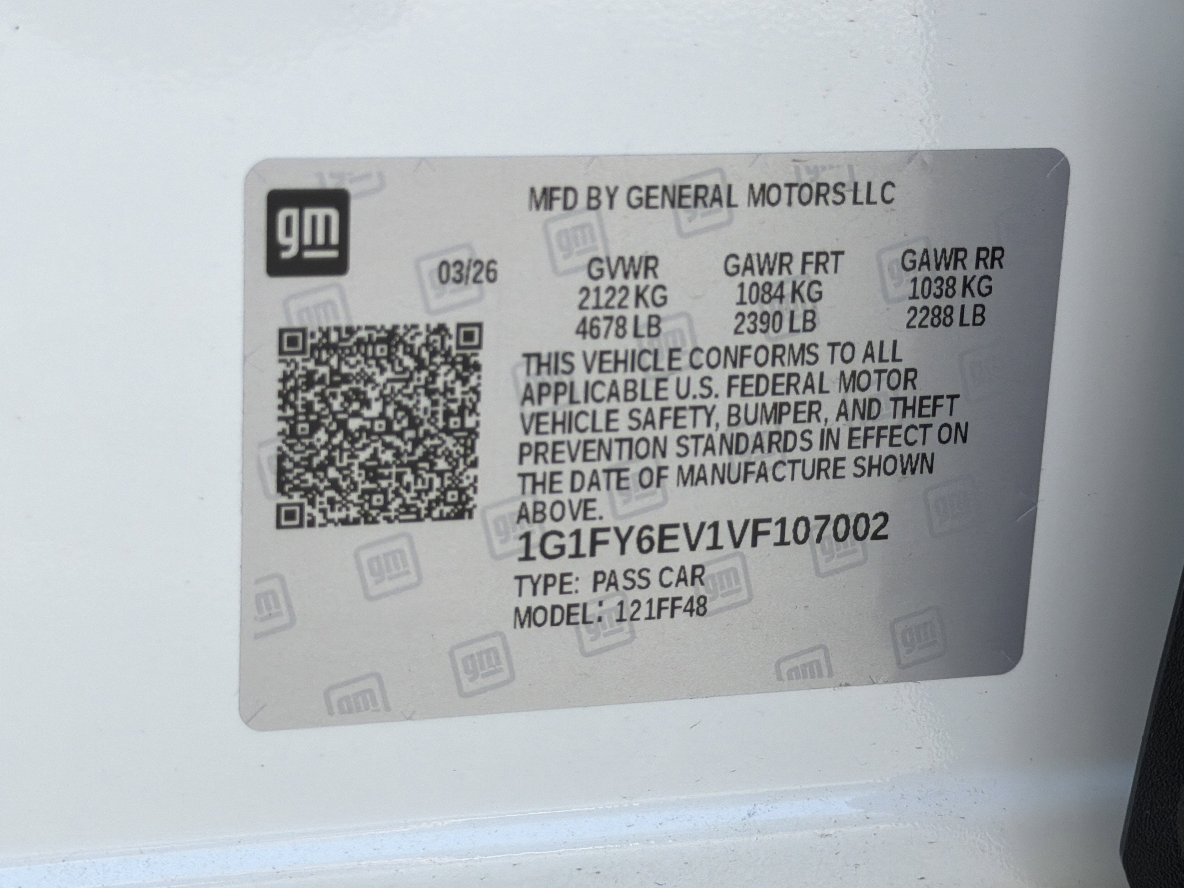 2027 Chevrolet Bolt LT