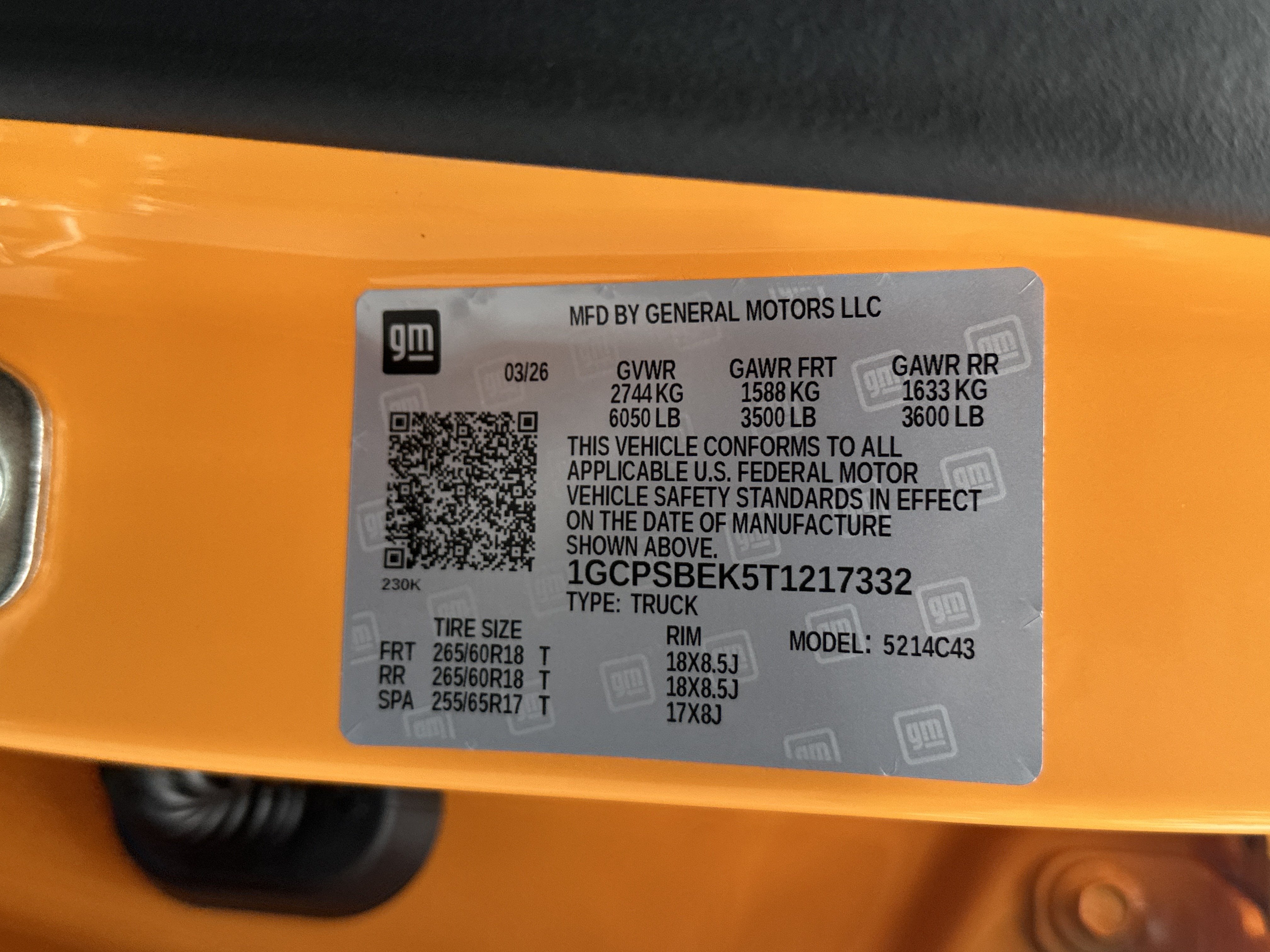 2026 Chevrolet Colorado WT