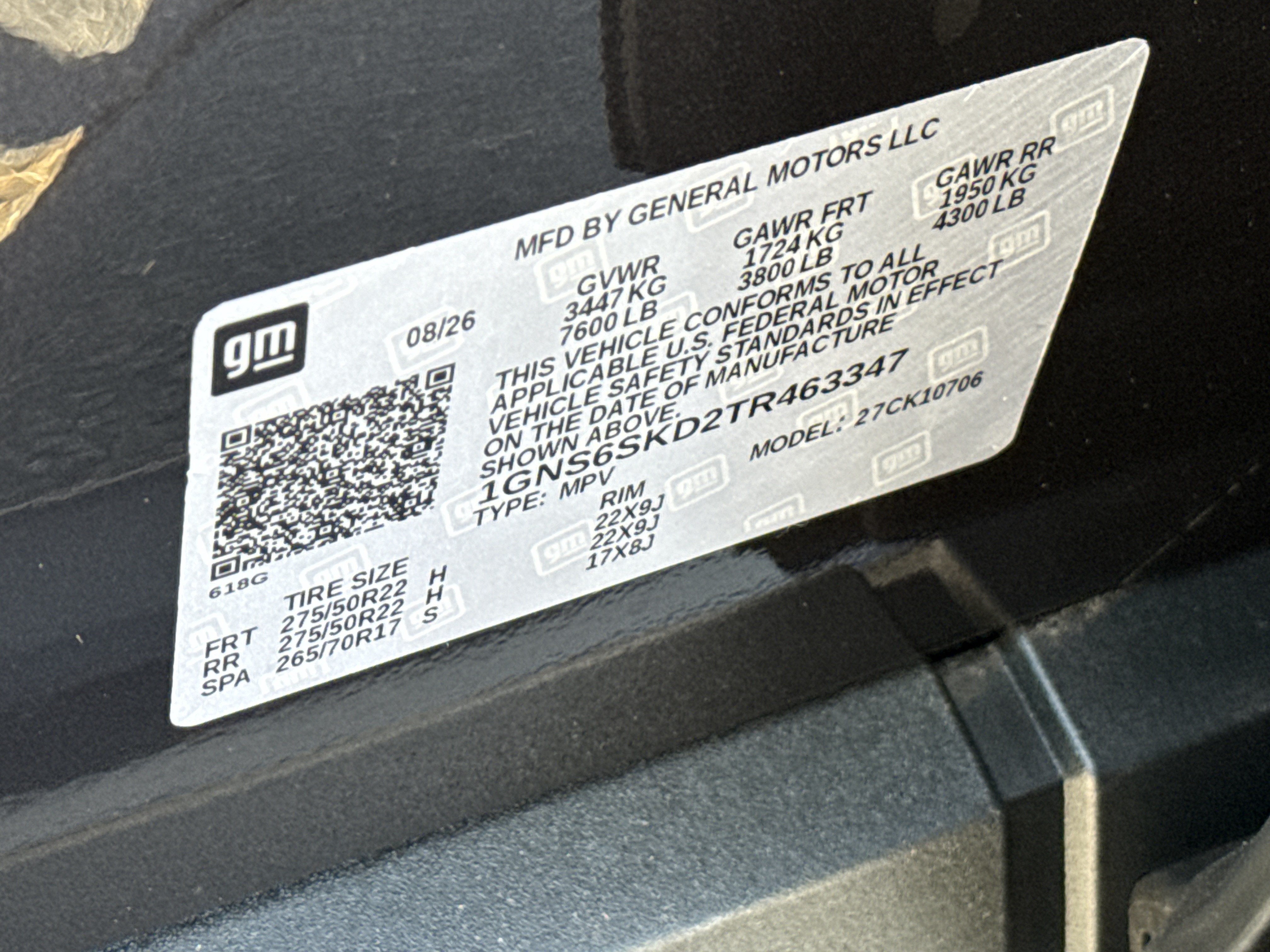 2026 Chevrolet Tahoe Premier