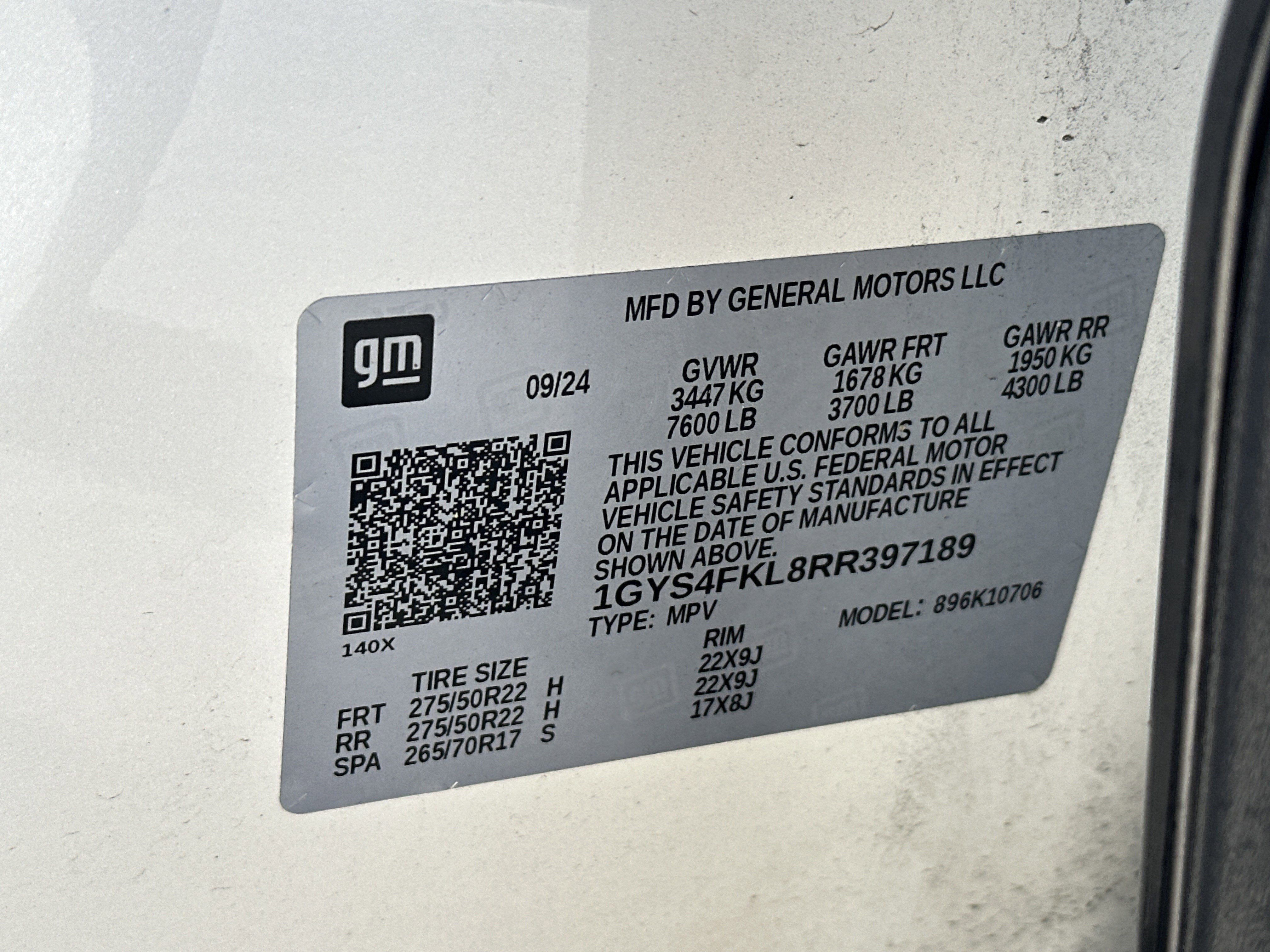 2024 Cadillac Escalade Sport