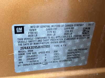 2018 Chevrolet Equinox LT