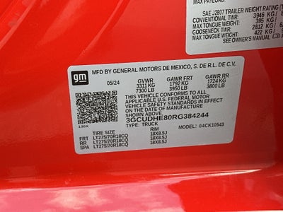 2024 Chevrolet Silverado 1500 ZR2