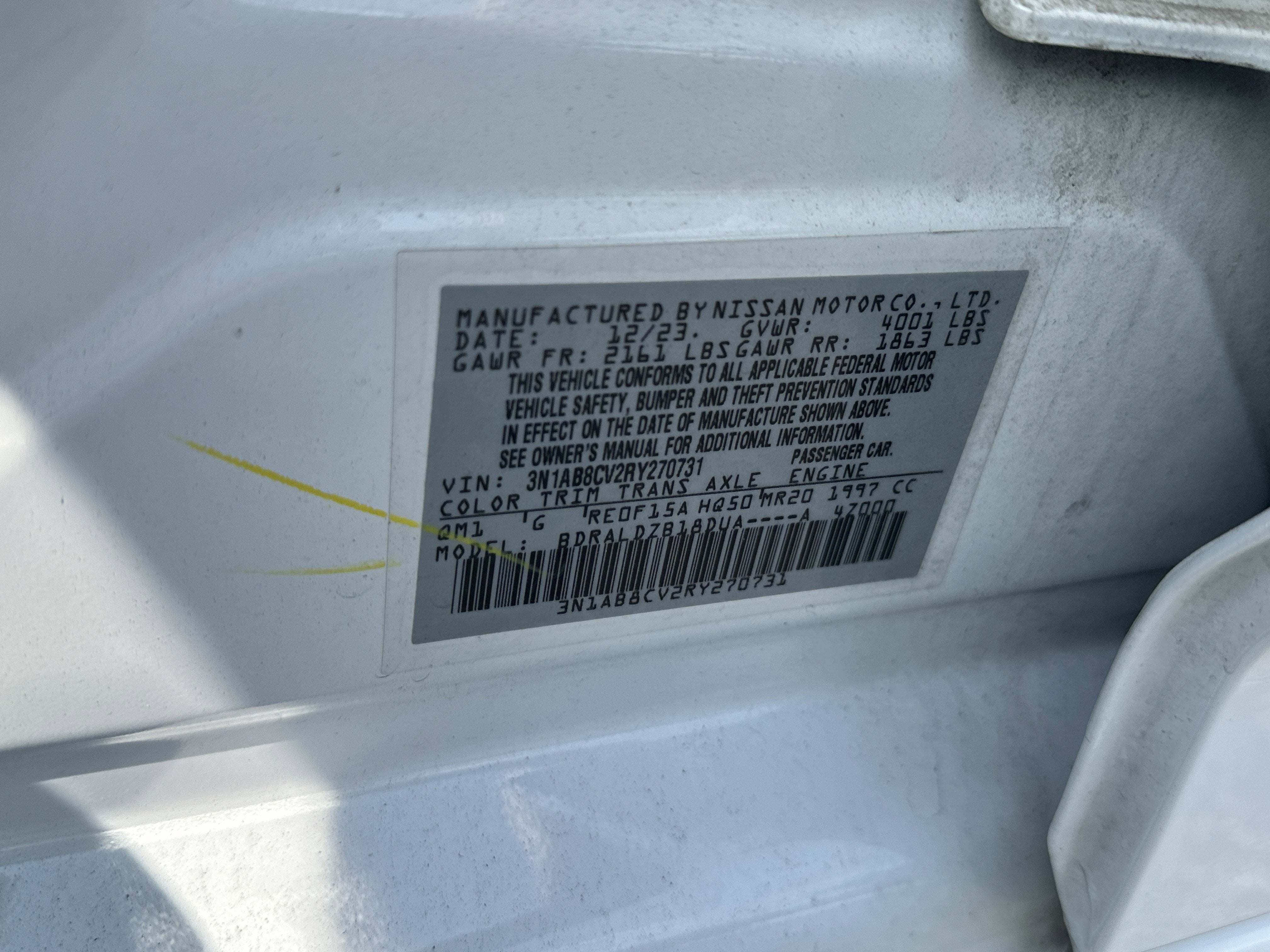 2024 Nissan Sentra SV