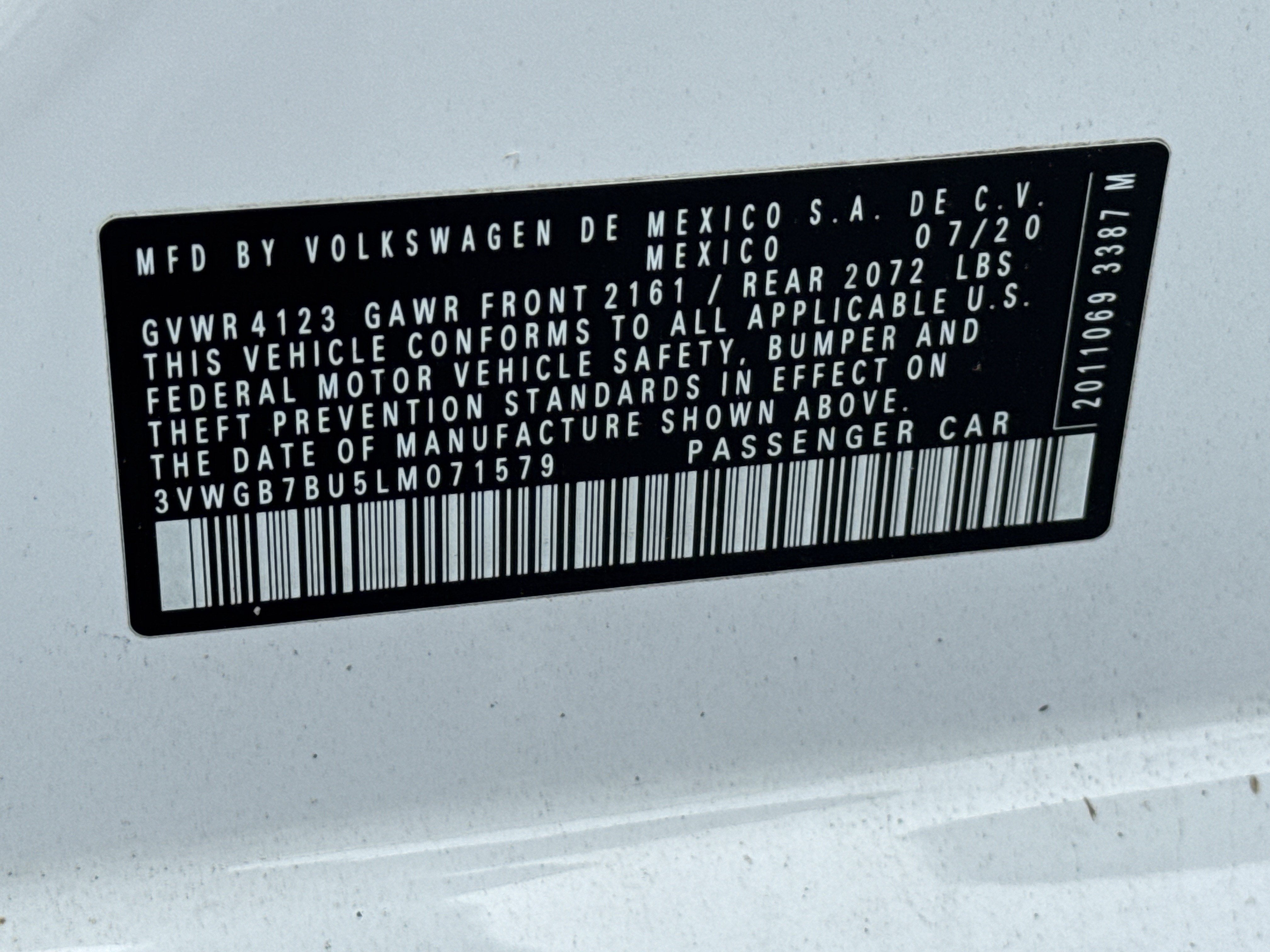2020 Volkswagen Jetta 1.4T SEL Premium