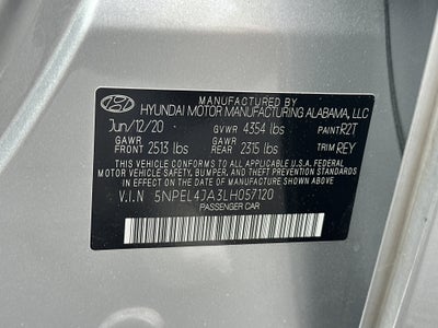 2020 Hyundai Sonata SEL