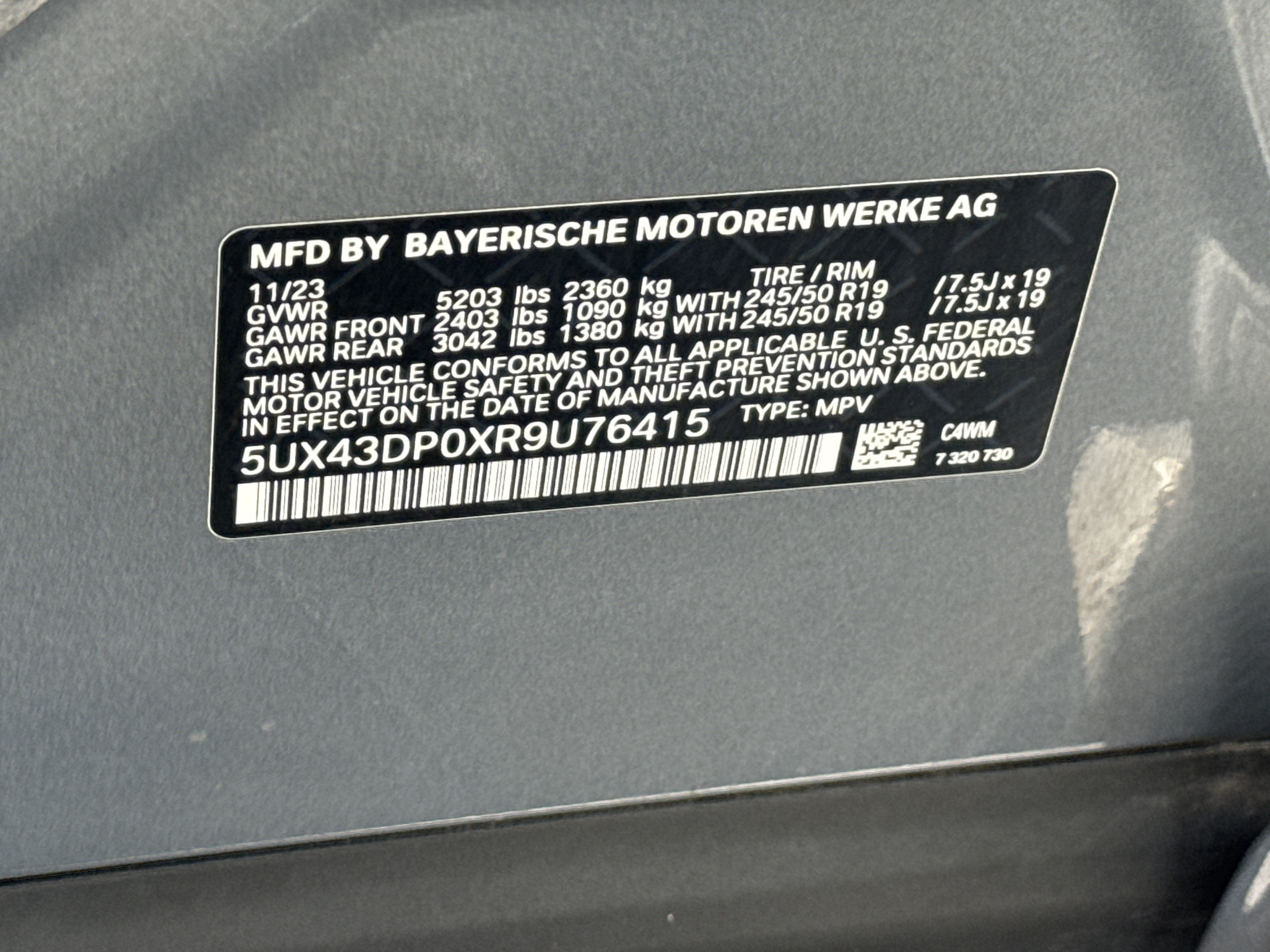 2024 BMW X3 sDrive30i