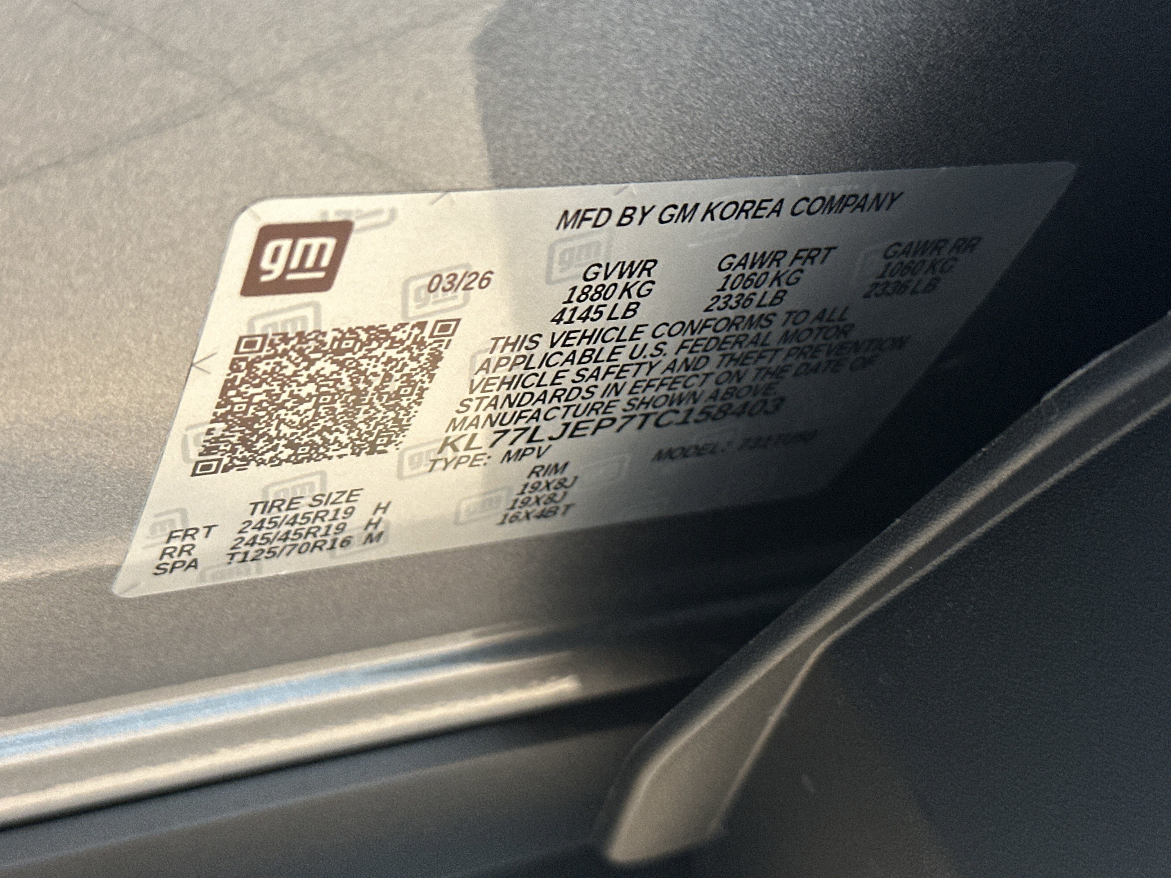 2026 Chevrolet Trax 2RS