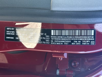 2021 Alfa Romeo Stelvio ICE