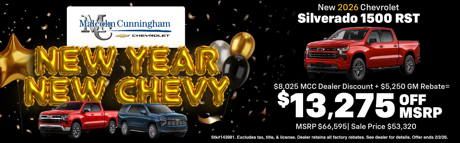 New 2026 Chevrolet Silverado 1500 RST