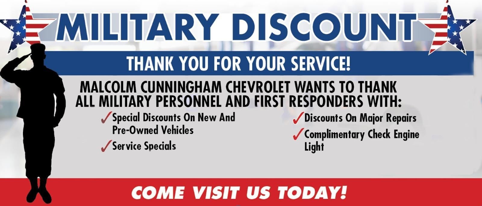 Military Discount Banner